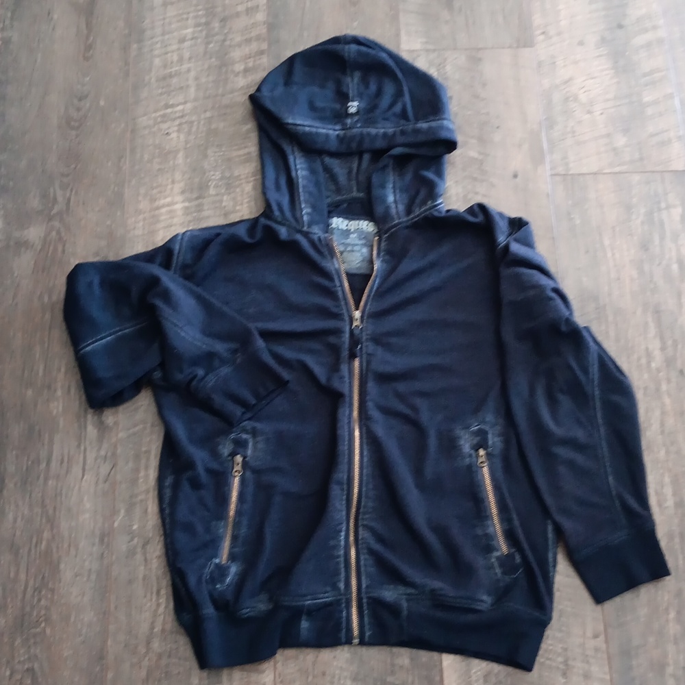REQUEST Brand Zippered Hoodie